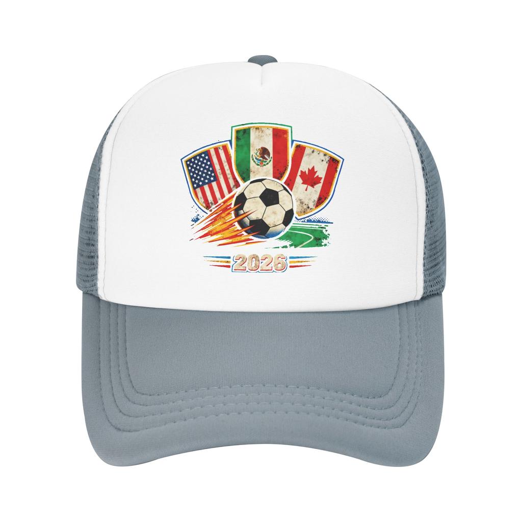Custom Punk Unisex  Football Soccer Cups Baseball Cap Adult USA Canada Mexico Adjustable Dad Hat Women Unisex Sun Protection