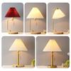 Fabric Table Lamp Lampshade Pleated Pendant Lampshade Floor Lamp Cover  Chandelier