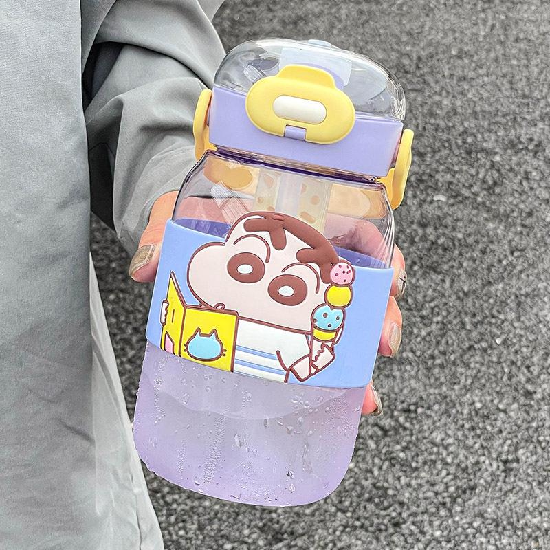 Water Cup, Special Plastic Straw Cup for Students To Go To School, Anti-drop Large-capacity Kettle for Children In Summer