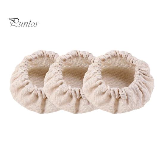 

3 шт. тканевые чехлы для банок для закваски, пищевые неотбеленные многоразовые тканевые чехлы без BPA, кухонные аксессуары бежевый