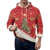 Men's Casual Long-Sleeve Fleece Hoodie With Pockets