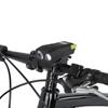 T6 Fahrradlampe Doppelperlen Scheinwerfer Mountainbike Aufladung Hupe Licht Fahrausrüstung