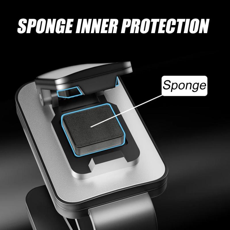 1pv Metal Car Sunglasses Holder, Multi-Purpose Sun Visor Clip for Tickets/Cards, Auto Interior Organizer