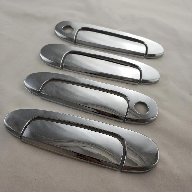 Door Handle Bowl Cover For Toyota Yaris Vitz 1996 1997 1998 2000 8pcs New Car Abs Chrome Accessories Plated Trim Paste Style