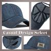 One Limitation CP416 Denim Cap with Simple English Casual Style for Men and Women (Black) Patch, Design, Brim, Letters,