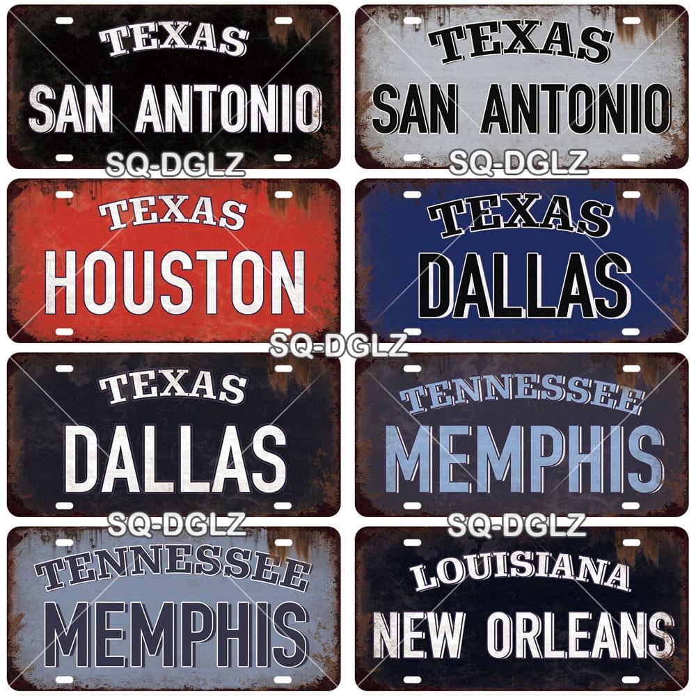 USA WEST City LOS ANGELES 15x30cm Plate Sports Tin Sign State Wall Decoration Metal Sign Home Decor Painting Plaques Art Poster