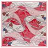 90X90Cm Silk Scarf Women Belt And Rope Design Foulard  Neckerchief Square Scarf Female Bandana Office Lady Headband