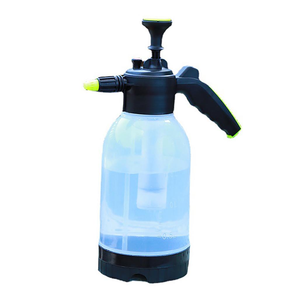 2L Handheld Pressure Sprayer Transparent Portable Manual Water Sprayer Watering Can for Garden Lawn Plants