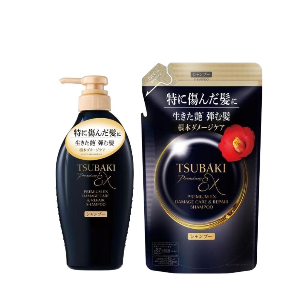 Fine to Day TSUBAKI Premium EX Damage Care  Repair Shampoo 450mL  Refill 300mL