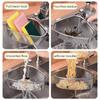 Stainless Steel Sink Drain Basket Multi-functional Household Kitchen Garbage Filter Screen Large Capacity Non-slip