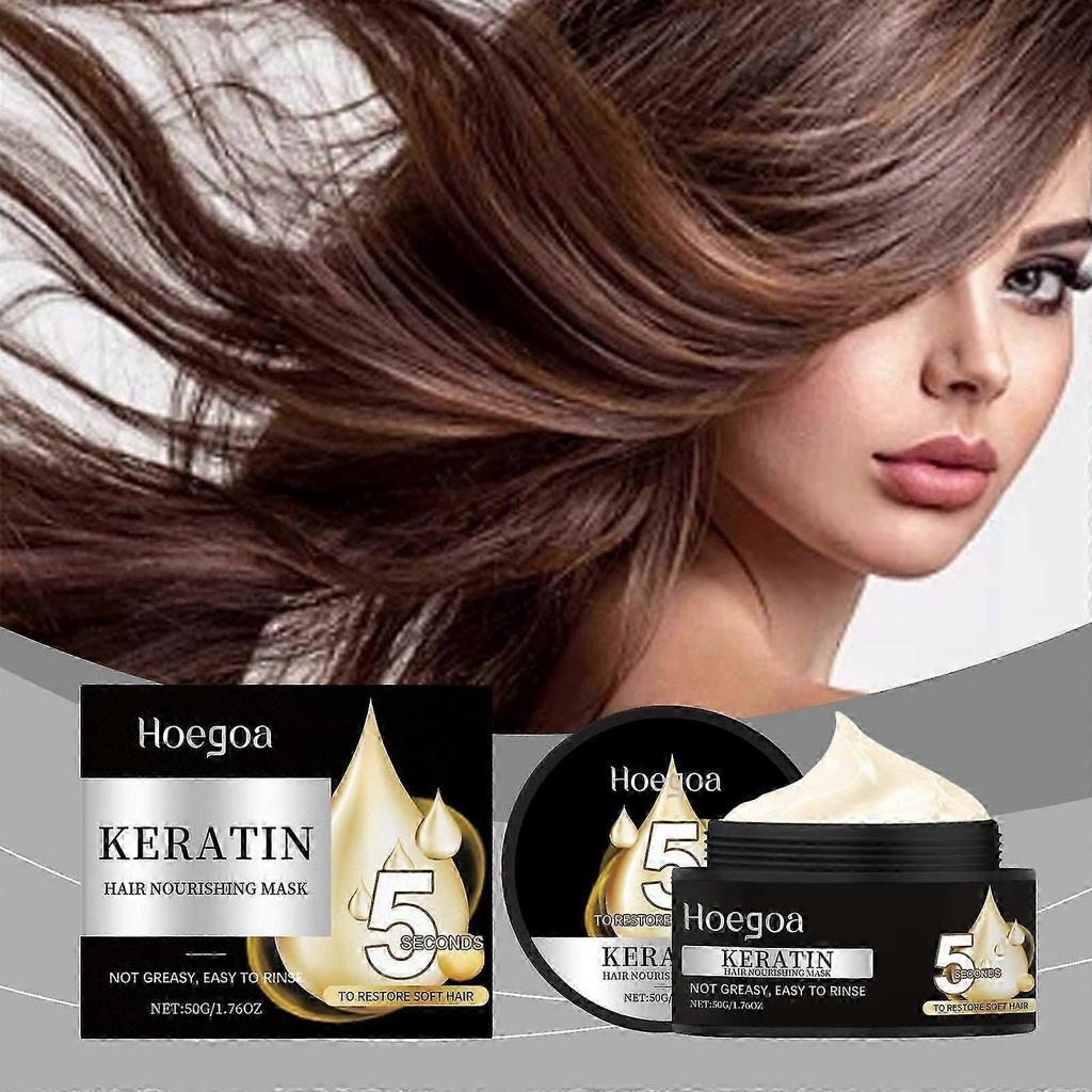 Keratin Hair Mask for Smooth, Nourished, Frizz-Free Hair - Easy, Customizable Treatment