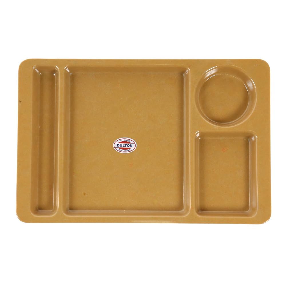 Dulton Melamine Mess Tray Brown Stackable K20-0275BR