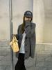 Women's Trendy Loose Knit Cardigan - Mid-Length, Soft and Solid Color for Spring/Autumn
