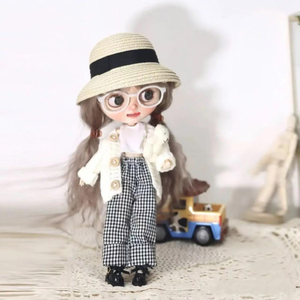 Fashion 1/6 Blythe Doll Clothes Sweater Set Barbir Doll Replace Clothes Ob24 Doll Outfit Accessories No Socks