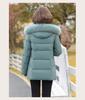 Mom's Fashionable Mid-Length Winter Coat - Age-Reducing Cotton Padded Jacket for Middle-Aged & Elderly Women
