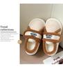 Women's Winter Cotton Velcro Slippers: 2025 New Style, Thick Sole, Velvet-Lined, Heel-Covered