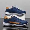 Men's Shoes Spring and Summer Fashion Do Not Stew Feet Casual Shoes Blue Outdoor Trend Simple Leather Sneakers