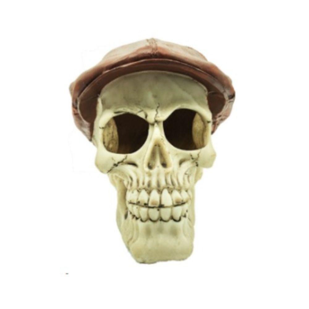 High Simulation Aquarium Decorative Skull Design Resin Skeleton Fish Tank Landscape Fish Tank