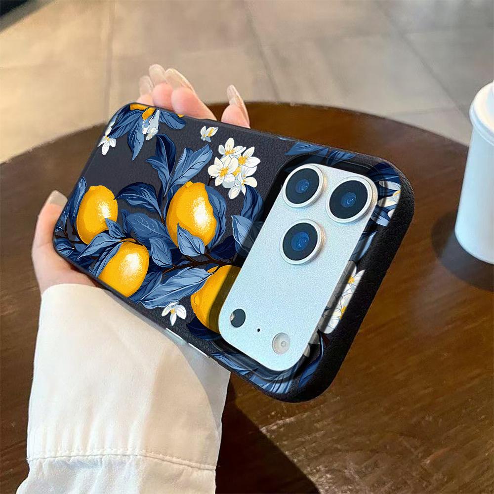 

Oil Painting Orange Pattern Phone Case For iPhone 17 Pro Max 11 12 13 14 15 16 Pro 17 Air 15 14 Plus X XS XR Soft Cover iPhone XR