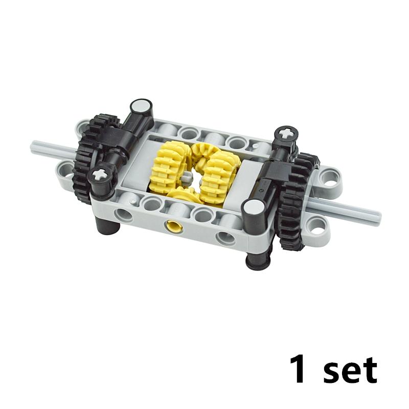 MOC Building Blocks Technical Parts Front Suspension System Back Suspension System Differential Bricks compatible all brands Toy