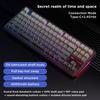AULA F87 Mechanische Tastatur Kabellos Gasket-Struktur Tastatur mit Drei-Modus-Konnektivität 87 Tasten Geringe Latenz Gaming