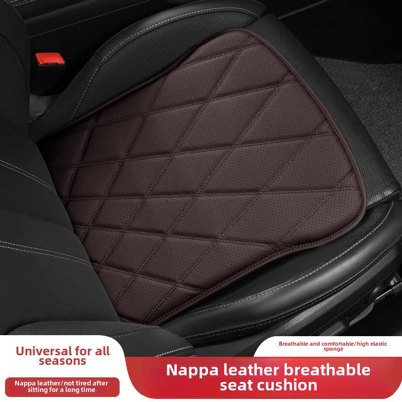 All-Season Nappa Leather Car Seat Cushions
