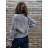 Women V Neck Slim Fit Thick Knit Cardigan Casual Sweater Outerwear