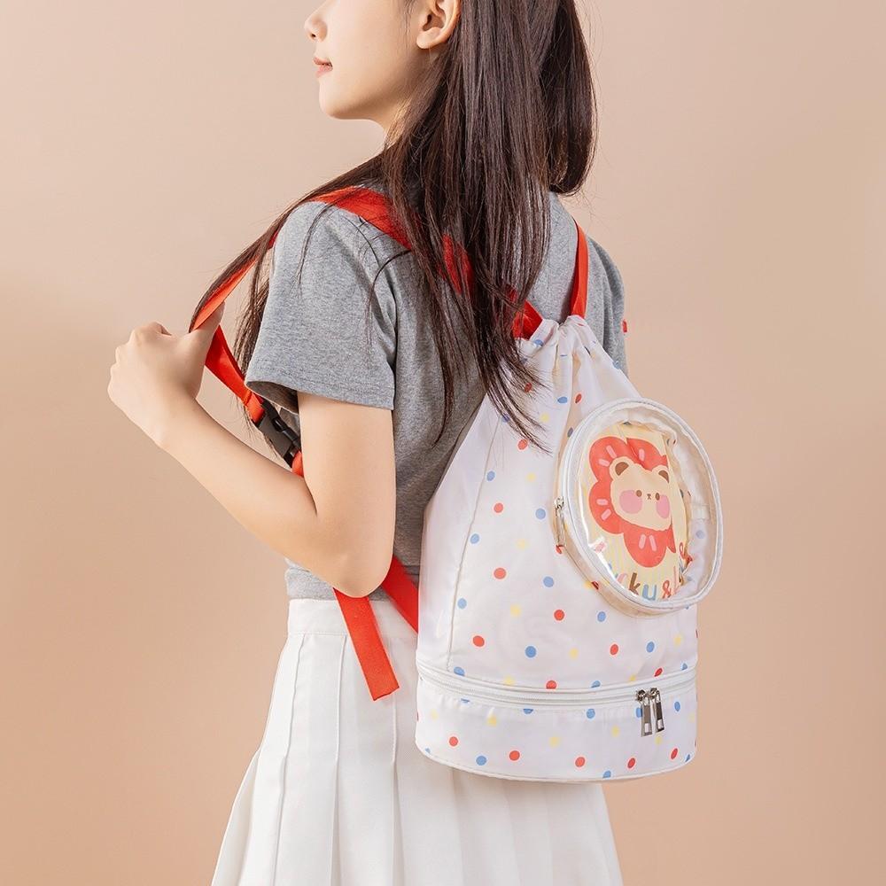 Shoe Compartment Kids Beach Bag Waterproof Swimm Storage Bag Children's Swimming Bag Swimming Pool