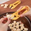 Garlic Peeler Stainless Steel Vegetable Peeler Manual Garlic Peeling Tool with Hanging