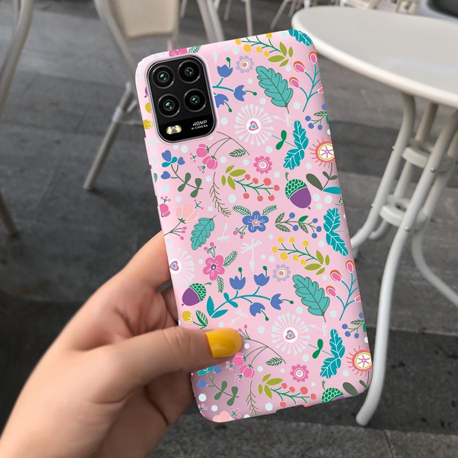 For Xiaomi Mi 10 Lite 5G Case Cute Cartoon Cow Soft-Touch Silicone Bag Back Cover For Xiomi Mi 10 Lite 5G Protector Bumper Funda