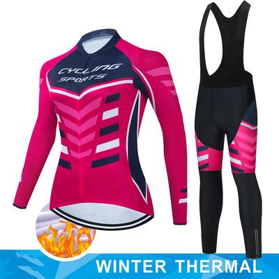 Maillot de cyclisme pour femmes Pro Team 2024 Uniforme Cycle Route Vélo Hiver Thermique Polaire Vêtements Sportswear Vtt Homme Vêtements Courts