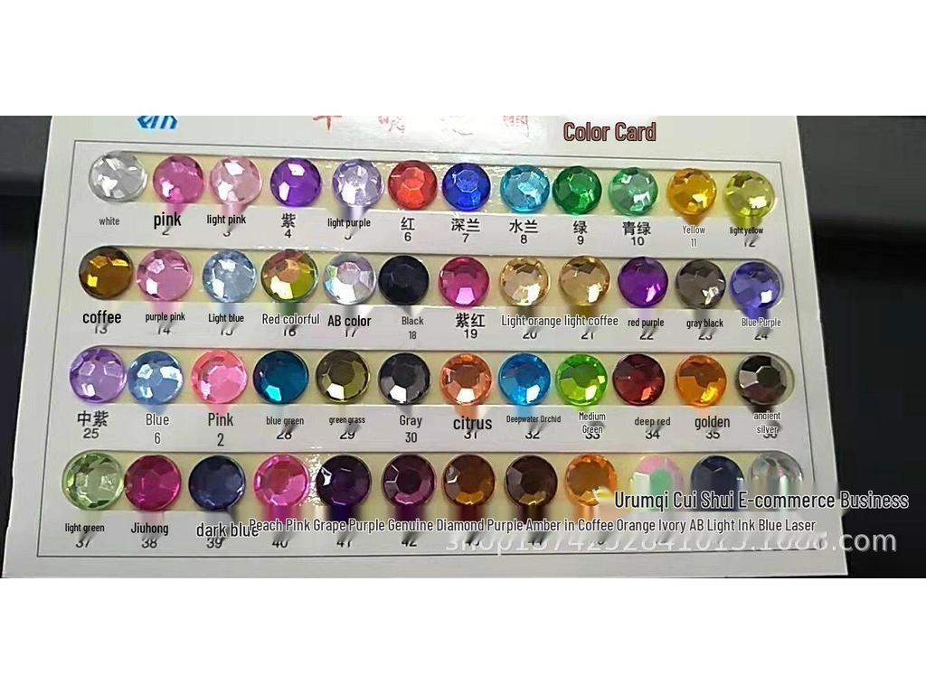 Acrylic Mesh Heart-Shaped Rhinestones for DIY Jewelry