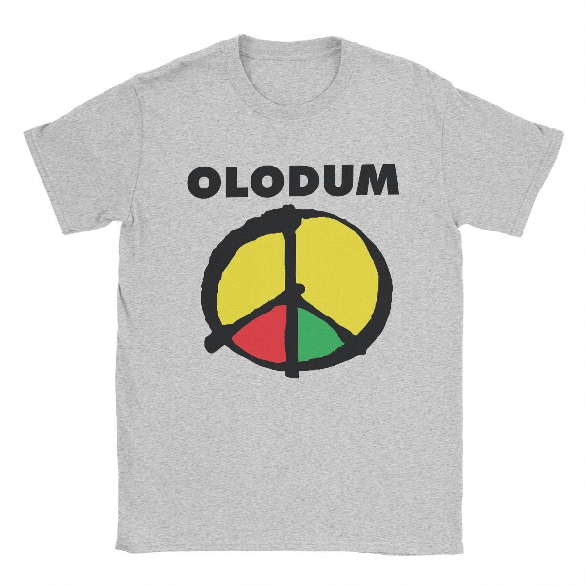 BenberFashion Olodum T-shirts voor heren Casual 100% katoenen T-shirts Ronde hals Korte mouw T-shirt Cadeaukleding M