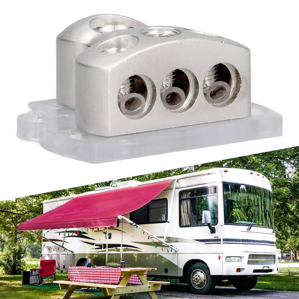 3Way Power Distribution Block     Holder Distributor Connecting Block for Cars