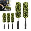 Automotive Detailing Tool 1/2/3Pcs Microfiber Wheel Barrel Brush, No Scratch Car Cleaner with Narrow Gap Cleaning Ergonomic Handle, Tire Rim for Dust