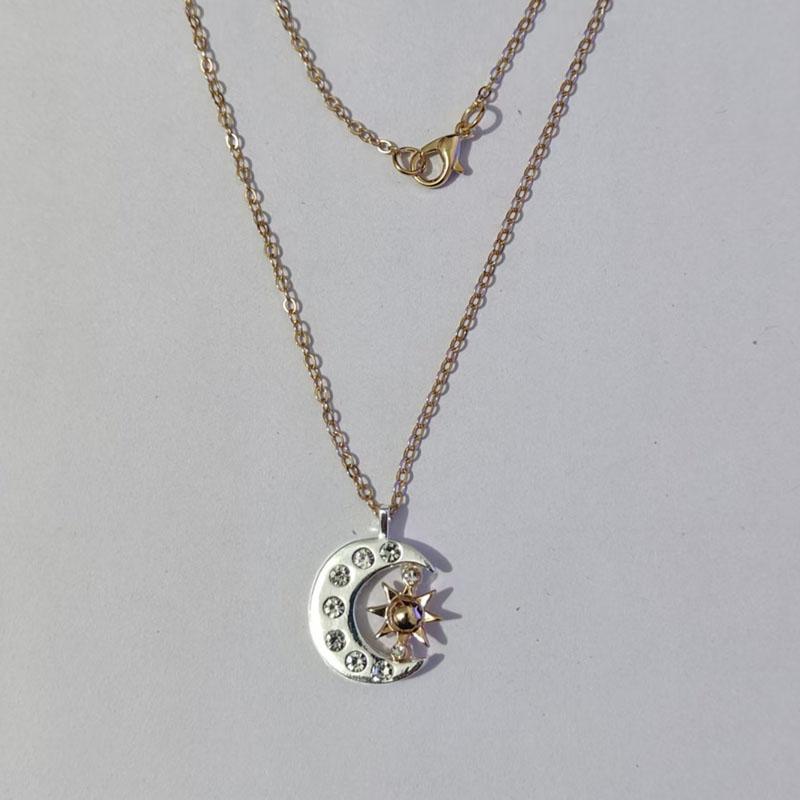 Pretty Celestial Sun Star Moon Necklaces Best Friends Gift