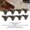 8pcs 8 Pieces Decorative Legs Zinc Alloy Corner Protector Feet Hardware Furniture Legs  Furniture