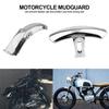 Universal Motorcycle Front Wheel Fender Retro Black \Chrome Tire Position Mudguard Splash Guard For Honda CG125 GN125 Cafe Racer