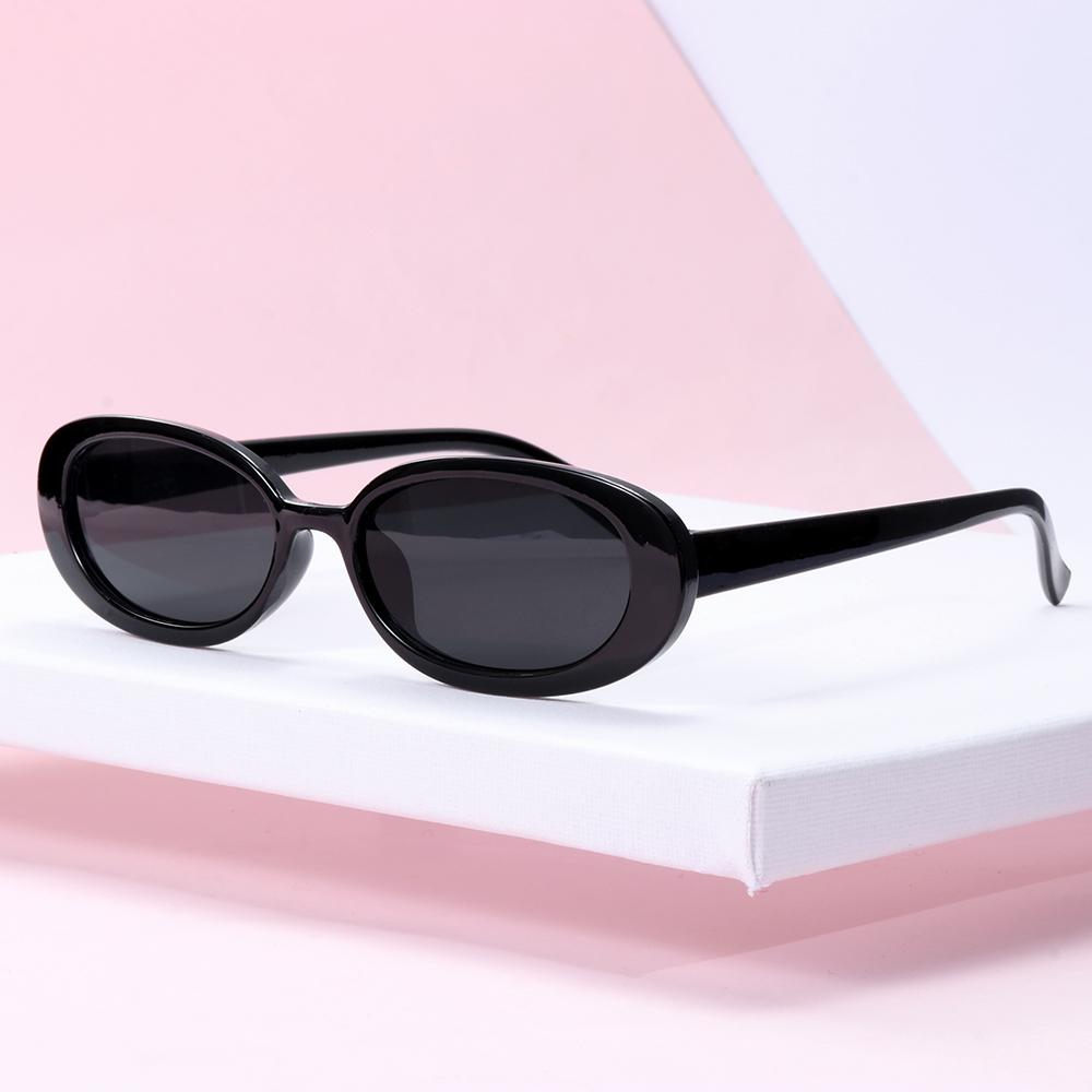 Vintage Cat Eye Sunglasses Small Rectangle Frame UV400 Shades Polarized Vintage Glasses Outdoor Sun Protection Sun Glasses