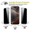 5pcs Full Cover Anti Spy Screen Protector for iPhone 17 16 11 12 13 14 15 Pro MAX Mini Air 16 Plus 16e Privacy Tempered Glass