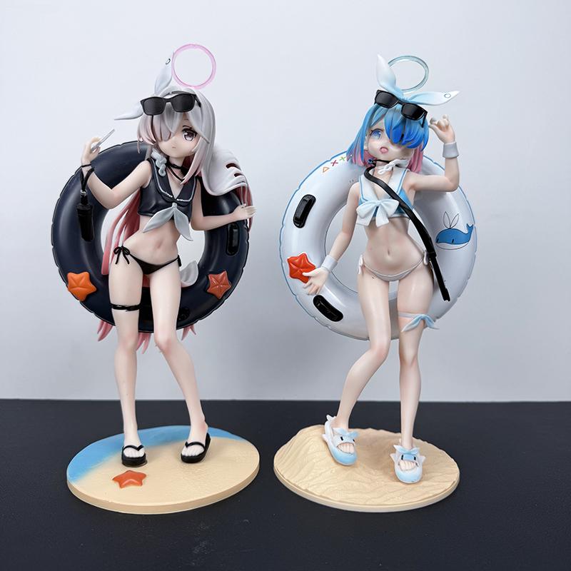 Arona Prana Figure Swimwear Swim Ring Figurine Model Statue Doll Collection Toy Gift