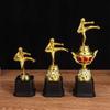 Martial Arts Gold Trophy Awards Plastic Model Winner Award Trophy Toy  for Team Competition