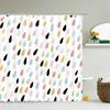 Funny Animal Print Shower Curtain Cute Cartoon Animal Bath Curtain For Bathroom Bathtub Bathing Cover Shower Curtains Home Decor