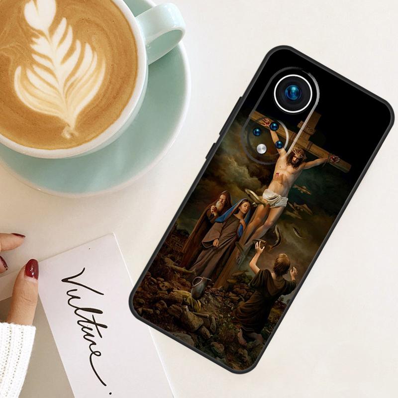 Jesus Cross For Honor Magic 8 Pro 7 6 5 Lite Case For Honor 400 200 50 70 90 X8c X9a X9b X9c X9d Win RT