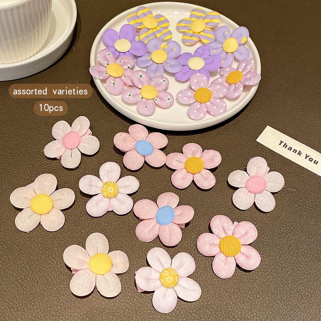 20 forcine colorate a forma di fiore, accessori per capelli dolci ed eleganti adatti all'uso quotidiano