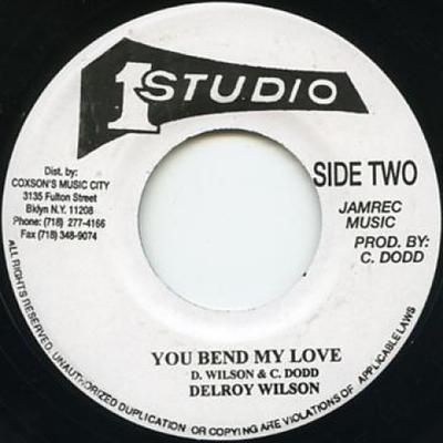 7inch Record DELROY WILSON  Cant You See  You Bend My Love None Studio One 1963 Jamaica Reggae Ska  Dub Used
