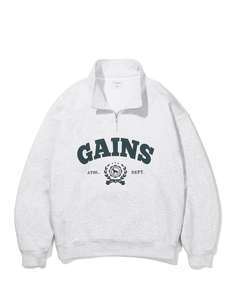 Gainsboro Laurel Golden Half-Zip_White Melange White Melange/M