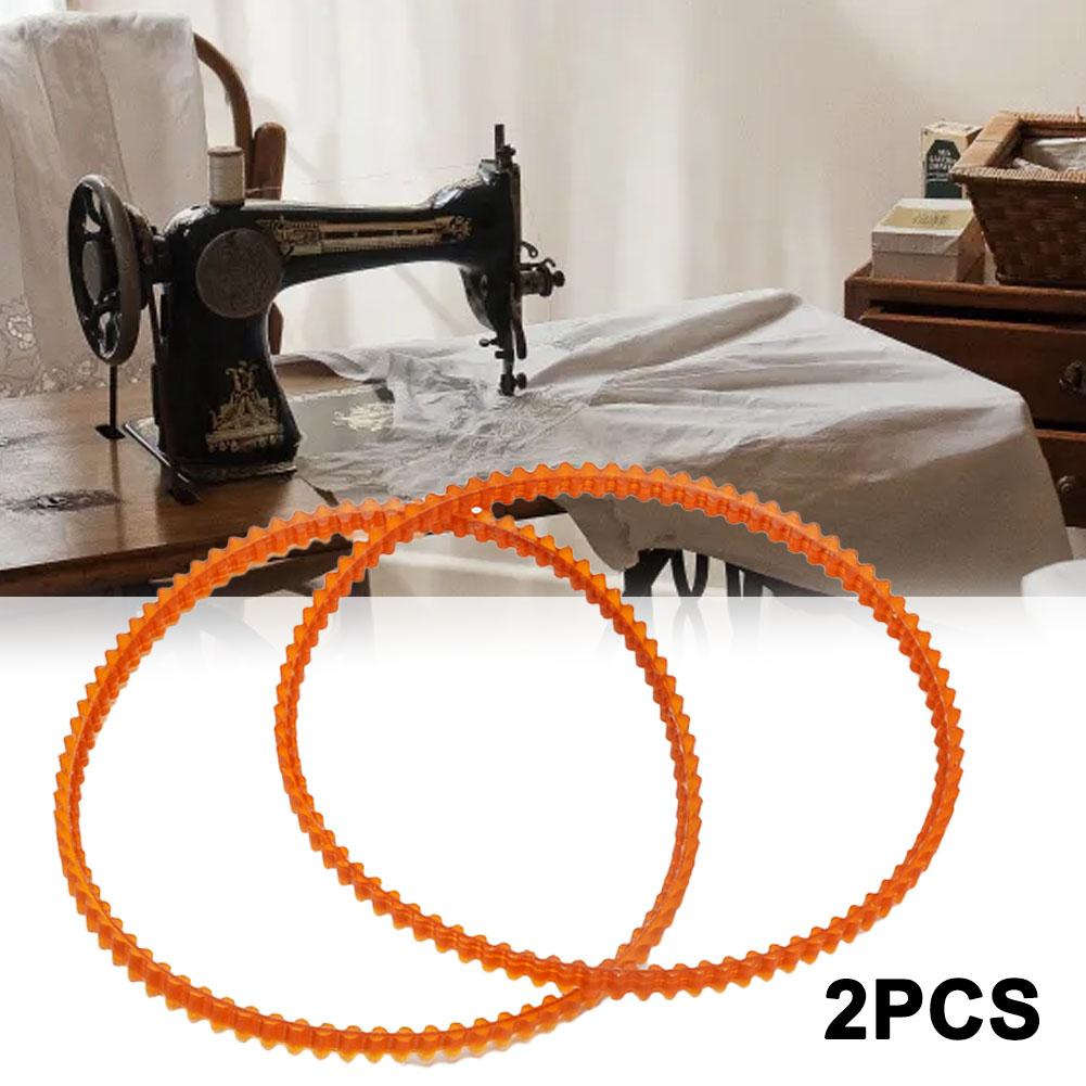 2 Stück Zufällige Farbe Haushaltsnähmaschine Riemen Nylon Beige Hohe Qualität Motor Keilriemen