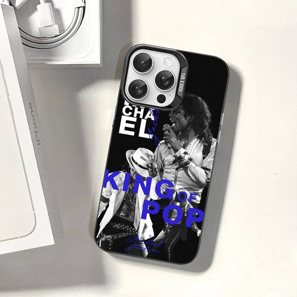 

Pop Singer Michael Jackson Phone Case For IPhone 17 16 Plus Pro Max 15 14 13 12 11 Matte Colorful Covers iPhone 14