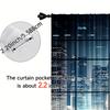 2pcs   spring summer Curtains New York City Landscape and Skyscraper Architecture Prints Yarn Curtains Polyester Easy Install